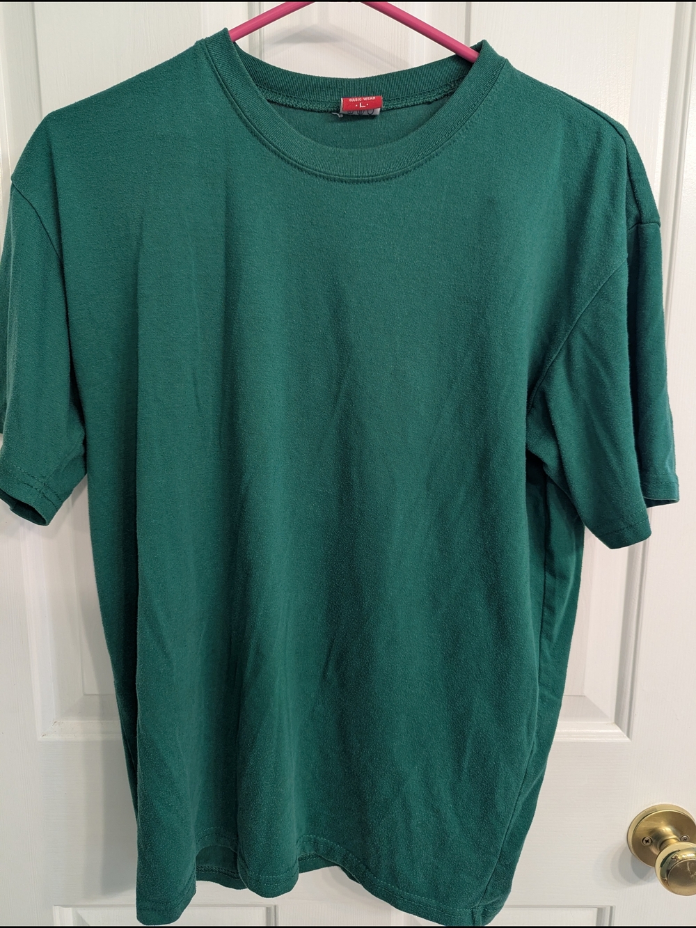 Men's Crew Neck T-Shirt in Dark Green